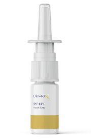 PT-141 nasal spray bottle for sexual health support